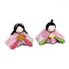 Osaka Choseido Hina Compact Mini Hina Hinamatsuri Chirimen Elegant Poteri Hina Frame Decoration Dolls, Dolls, Dolls, Craft,