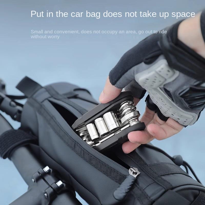 TOSUOD Lightweight Bicycle Repair Tool Hexagon ScrewdriverSuit with Wrench Socket Shop Tools Accessories