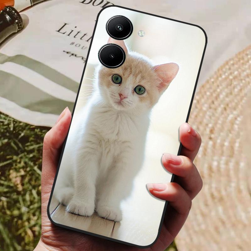 Чехол для Realme 10 4G Черный Мягкий Силиконовый Ударопрочный Чехол для Телефона Realme 10 2022 Чехлы для Телефона Realme10 C33 C 33 4G Защитные Fundas
