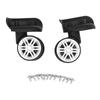 1 Pair Luggage Case Wheels Travel Suitcase Caster ABS Material Wear Resistance Trunk Universal Wheel Replacement