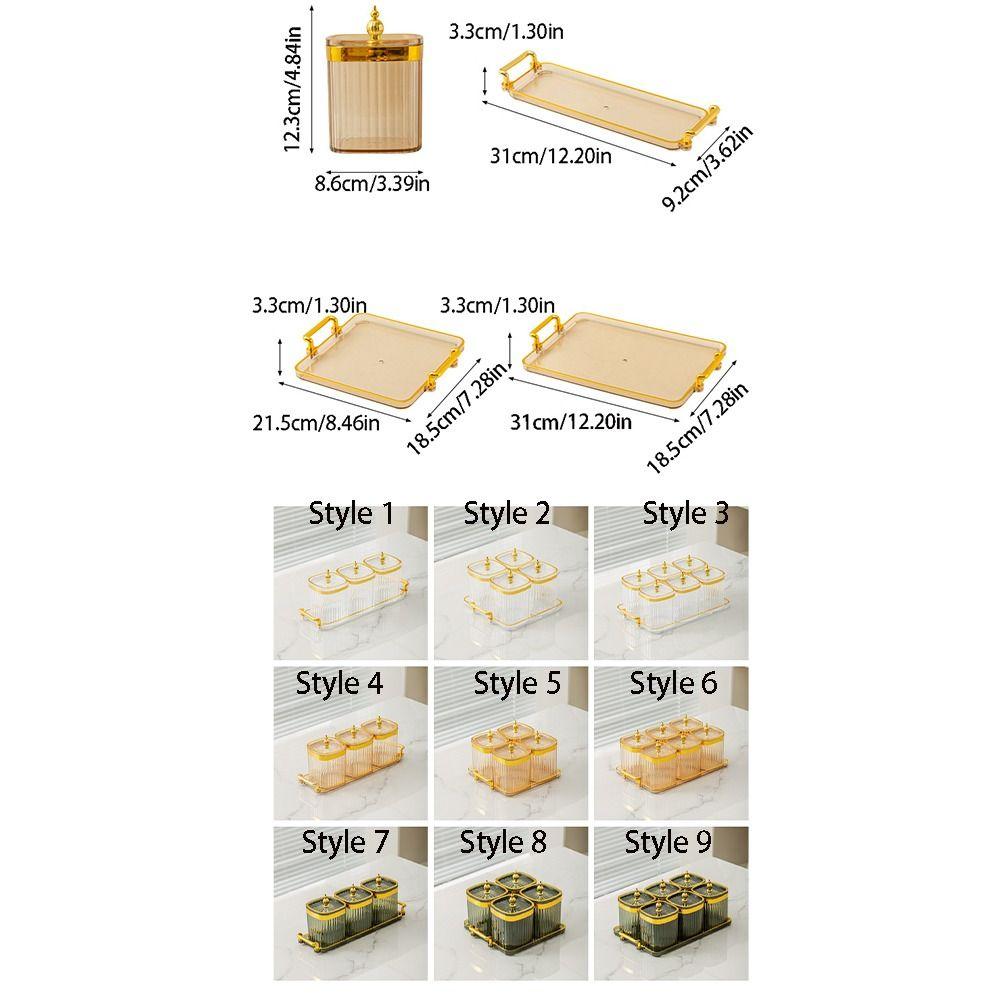 Изысканная коробка для хранения, креативная банка для хранения, многоцелевой набор банок для приправ, домашний