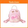 Backpack Kids Fashion With Artificial Pearl Hand Held And Bow Decor For Daily
