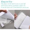 100 Pack 7.5" x 5.5" Clear Self-Adhesive Top Loading Packing List/Shipping Label Envelopes Pouches