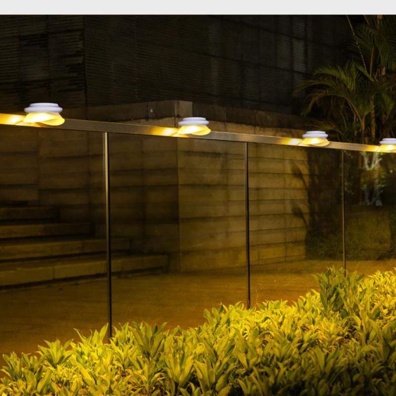 Солнечный светодиодный светильник, уличный светильник для двора, дома, забора, стены, с датчиком движения, декоративный светильник для патио и сада, наружный настенный светильник