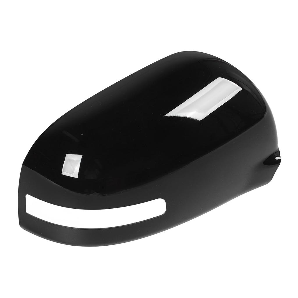 Rearview Mirror Cap High Strength Gloss Black Door Mirror Cover Replacement for Mitsubishi