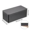 Metal Cash Box Security Organizer Rectangular Money Saving Box Organizer with Lid for Currency Bills Jewelry Keys Tickets Home
