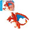 Figurine Pokémon Dracaufeu (Charizard) - BANDAI - Nanoblock - Figurine En Briques 860 Pièces - Kit Construction - NBPM80