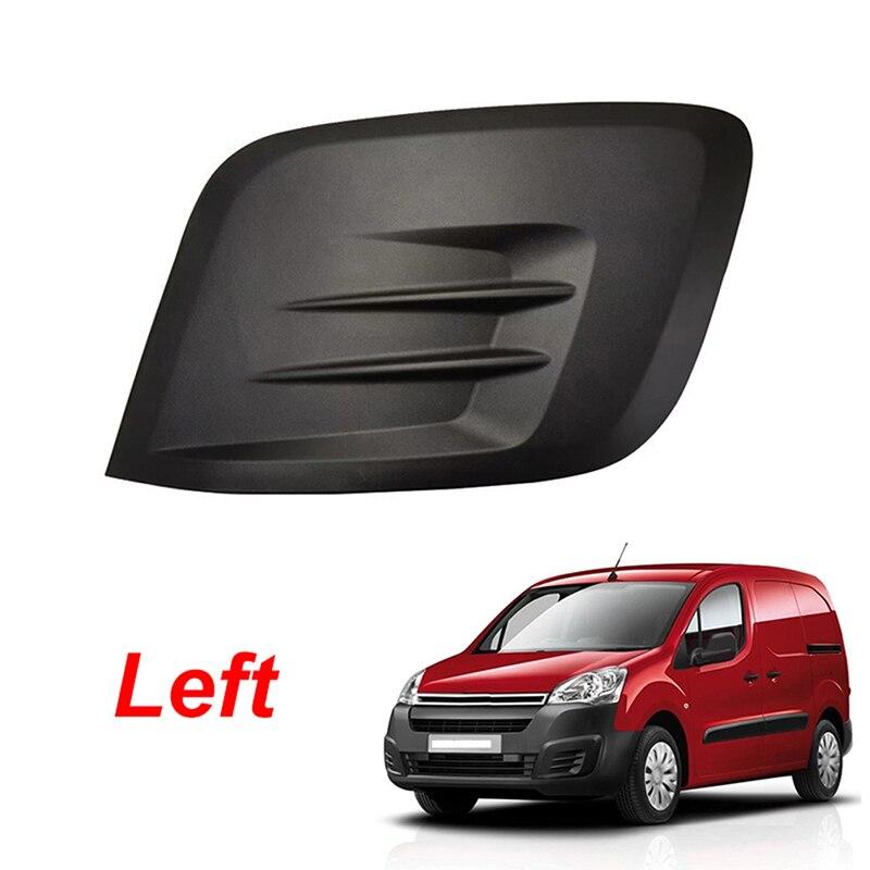 Car Front Lower Bumper Fog Light Cover Grilles For Citroen Berlingo Peugeot Partner 2015 2016-2019 Auto Side Grills Accessories