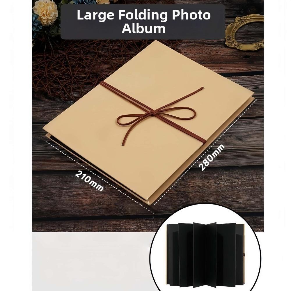 8 Page Gift Kraft Paper DIY Photocard Surprised Photo Book Creative Folding Accordion Photo Album