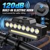 USB Rechargeable Bike Front Lights 9LED Cycling Flashlight Universal MTB Head Lamp  Night Riding