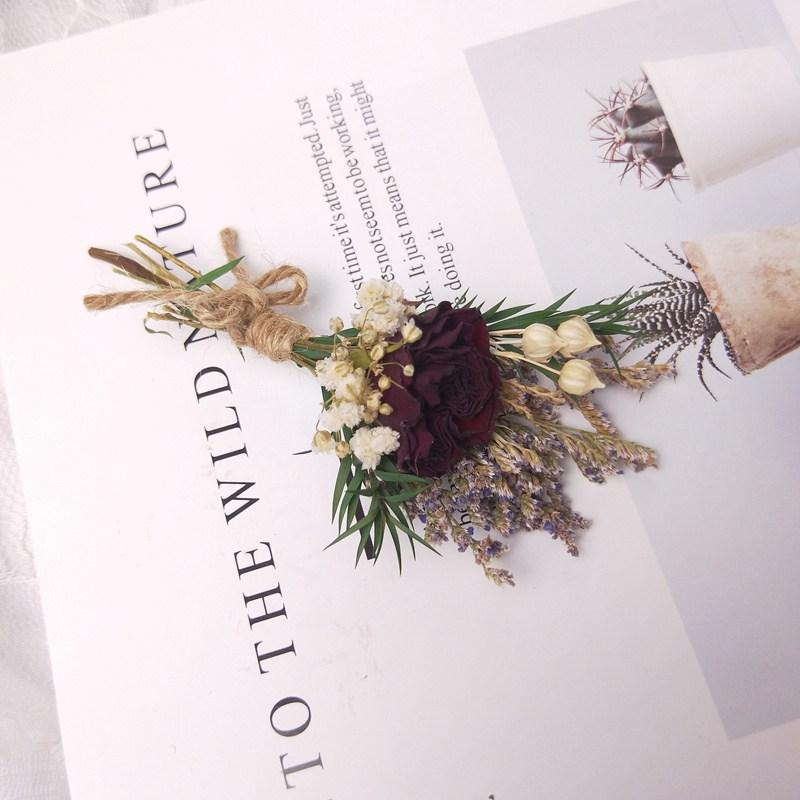 Украшение сушеных цветов букет роз реквизит для съемки мини DIY материал