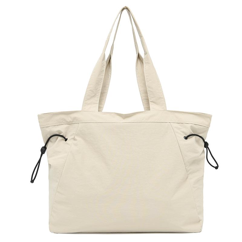 Женская сумка большой вместимости, однотонная сумка-тоут, дорожная сумка через плечо