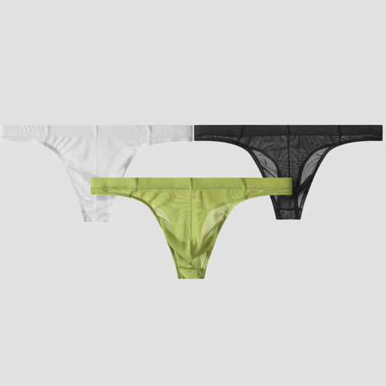 Мужские стринги однотонные с низкой посадкой, облегающие, спортивные, нижнее белье с U-образной выпуклой чашкой, высокие эластичные трусы