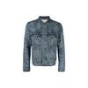 Polo FW22 винтажный эффект водитель грузовика пуговицы джинсовая куртка мужские куртки синий 710864066-001