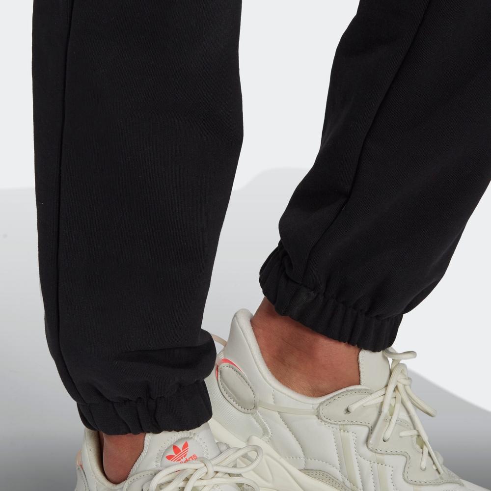 adidas Оригинальные Повседневные Спортивные Длинные Штаны с Манжетами для Бега Женские Брюки Черный H09161