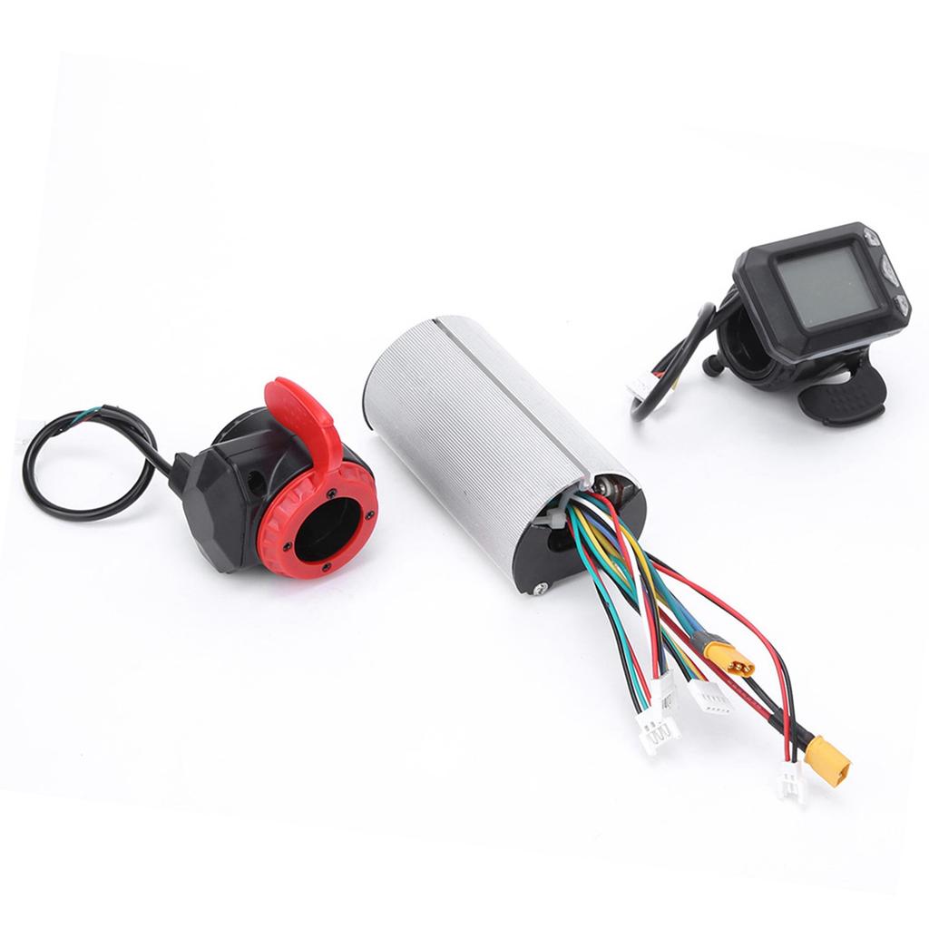 5.5 Inch Carbon Fiber Electric Bicycle Controller Accessories Set for Electric Bike