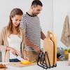 Wear-resistant Cooking Pallet Triangle Rack Anti-rust Chopping Board Holder  Kitchen Use
