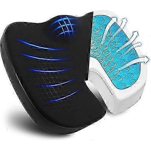 Foam Coccyx Cushion For Sciatica Tailbone Back Hip Pain Relief Orthopedic Gel For Home Office Car Wheelchair