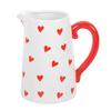 Heart Ceramic Flower Jug