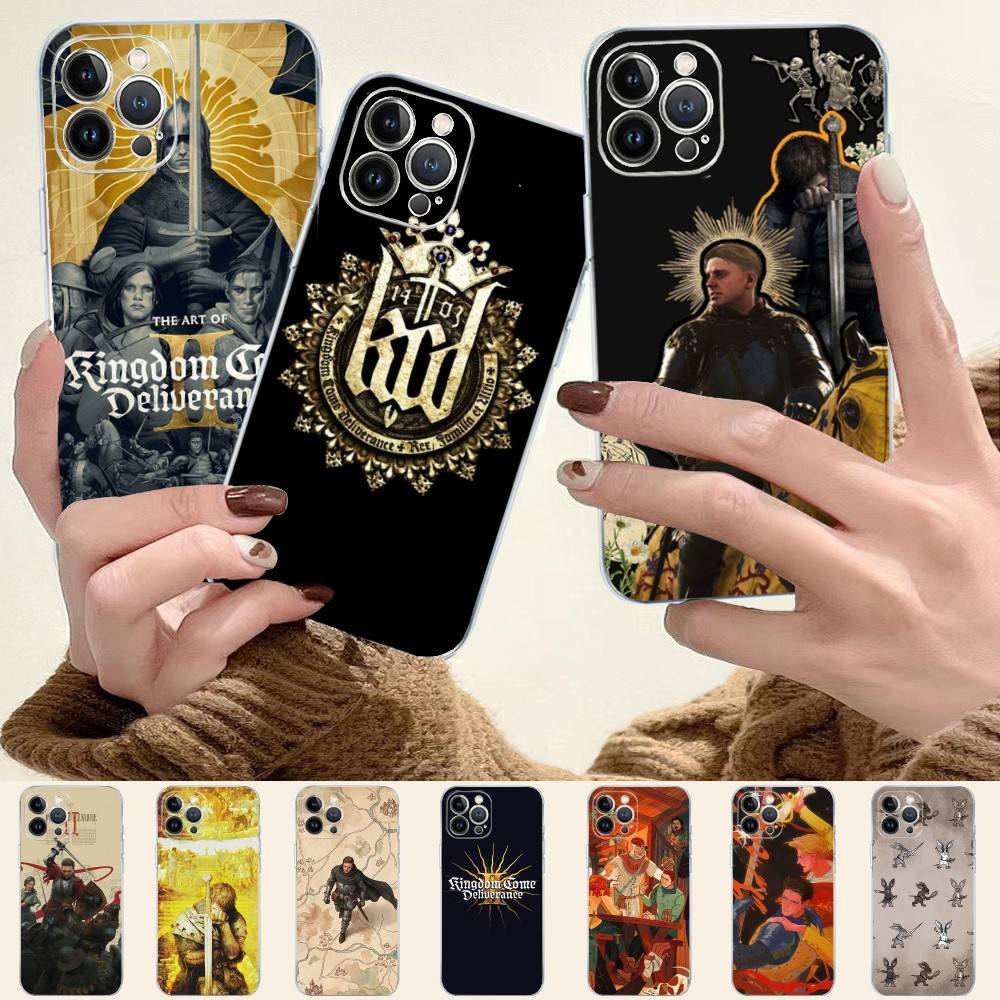 Игровой чехол для iPhone 17 Air 16 Pro Max 15 14 13 12 11 Plus с изображением игры Kingdom Come Deliverance