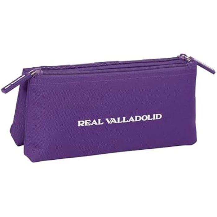 Trousse Scolaire - SAFTA - Real Valladolid - Fermeture Éclair - Enfant - Mixte