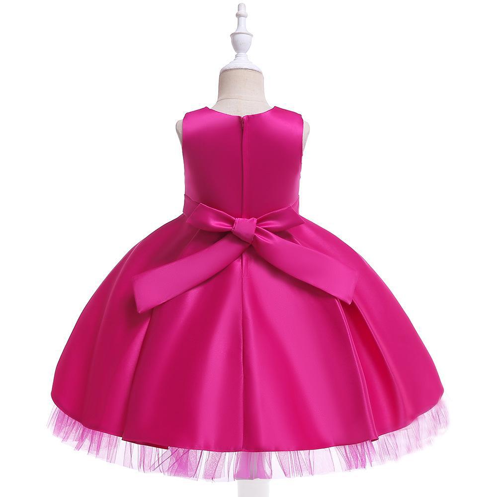 Платье на день рождения для маленьких девочек, праздничное платье на Хэллоуин, рождественская красная одежда для новорожденных, платья на крестины для детей 6, 8 лет