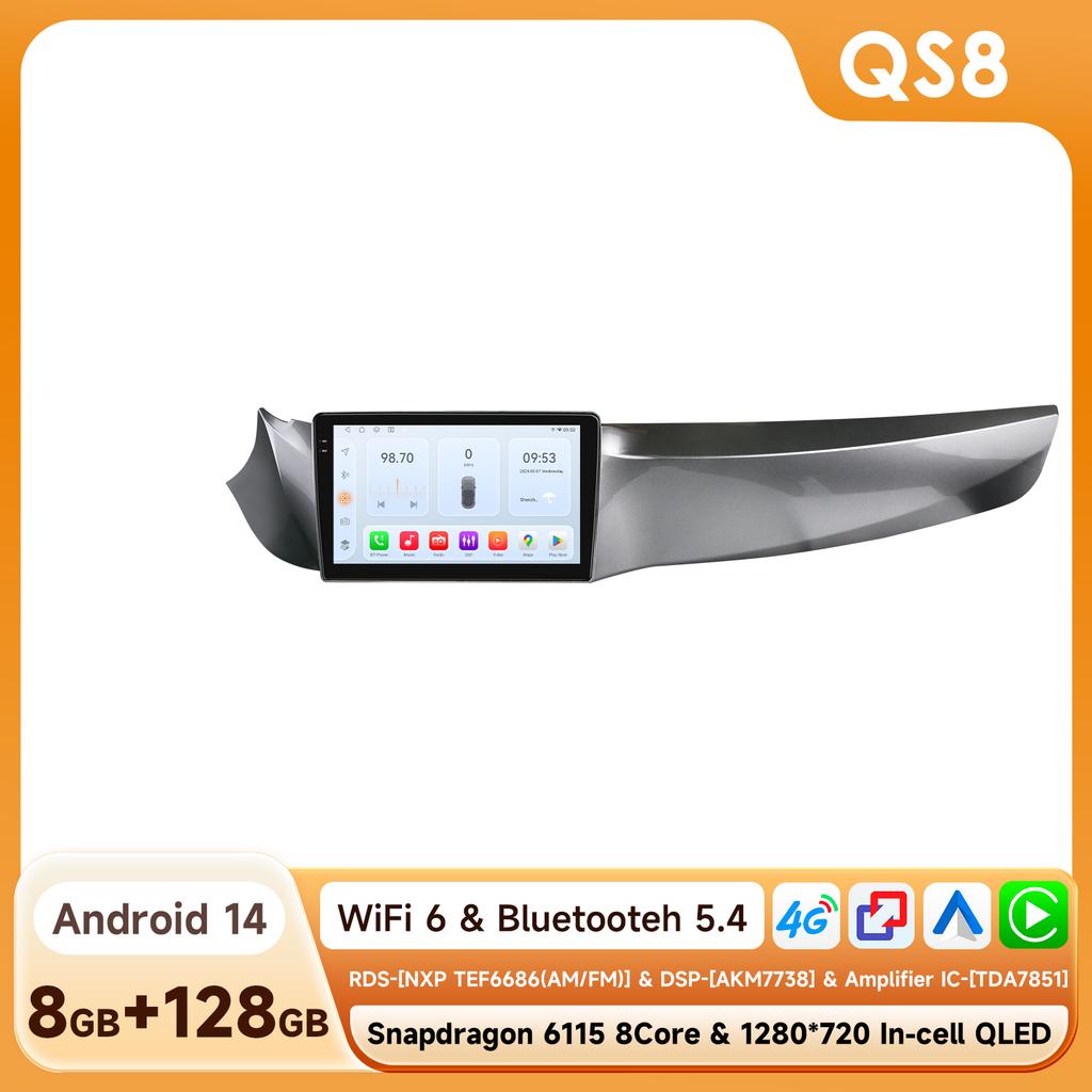 Autoradio Android 13 9 "pour Alfa Romeo Giulietta 2010-2014 lecteur multimédia 4G Auto Carplay 2din GPS navi stéréo SWC RDS écran