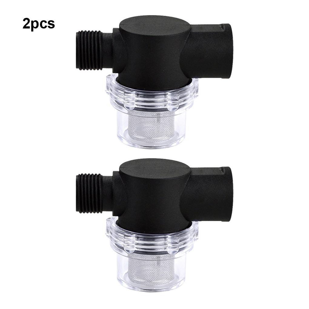 2шт 1/2-дюймовый фильтр для водяного насоса с накручивающейся трубой Npsm на входе/выходе с сетчатым фильтром из нержавеющей стали 50 ячеек для морского автофургона
