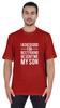 Inkmeso Men  S Graphic Printed   I Asked God For Best Friend He Sent Me My Son   Tshirt Crew Neck Tee For Father Son
