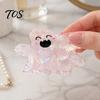 Colorful Gradient Hair Clip Halloween Claw, Cute Ghost Gripper, Firm Grip with Medium Length Shimmer for Long Hair, Comfortable Stylish Accessories
