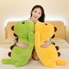 Dinosaur Plush Toy Doll Cute Bed To Sleep With Pinch Legs Long Throw Pillow Doll Rag Doll