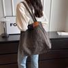 Canvas Leopard Print Minimalist Wind Tote Bag Large Capacity Bag New Women's Bag Versatile Shoulder Handbag