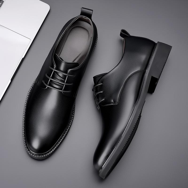 Fashion Fashion Wedding Dress Shoe Men's Formal Shoes Comfortable Platform Leather Oxford Shoes New Elegant Male Office Derby Footwear