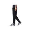 Li-Ning Wade Series Letter Print Cuffed Knitted Sports Pants Men Bottoms Black AKYU461-1