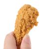 Home Display PVC Simulated Chicken Legs Orange 3.3Inch Fake Food Model Fake Fried Chicken Photography Props