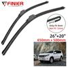 2PCS Wiper Blades For Toyota Prado J150 2009-2020 26" 20" Fit Front Windshield Windscreen Window Brushes Cutter Accessories 2016 2017 2018 2019 2020