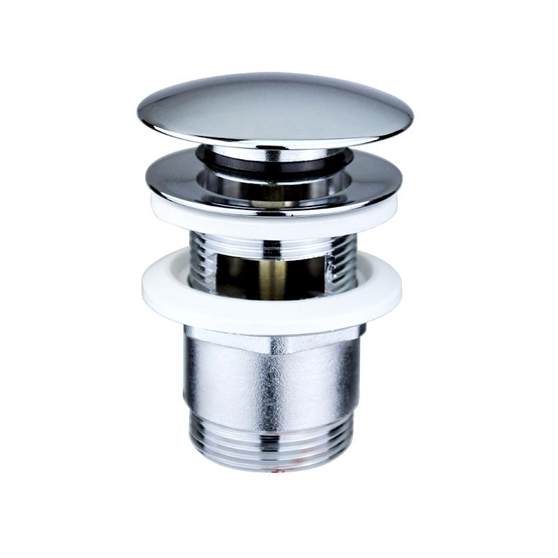 China Supplier Cap Brass Pop up Waste Sink Pop up Drain With Overflow Click Clack Waste Top Quality Professional Pop up Waste