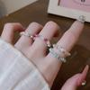 Модное Винтажное Цветное Кольцо с Натуральными Бусинами для Женщин Модная Вечеринка Пальцевое Эластичное Кольцо Простой Дизайн Украшения Подарок на Вечеринку