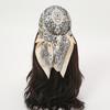 Head Scarf Women Luxury Brand Square Silk Foulard Satin Bandana Summer Soft Neckerchief Hijab Hair Scarves For Ladies