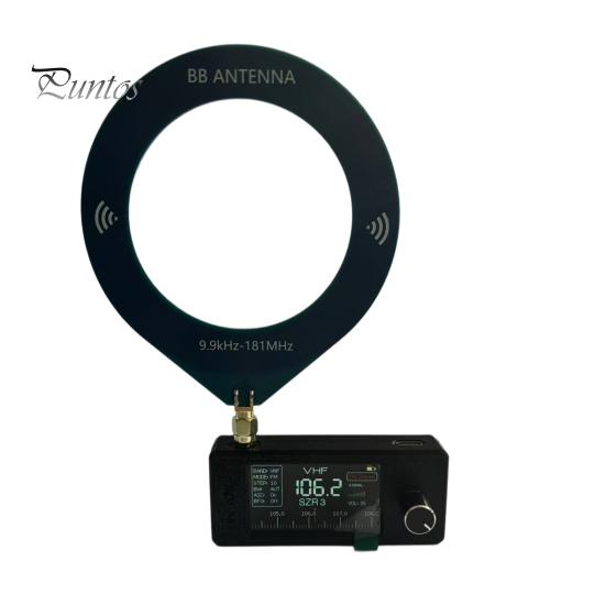 0,5-108 МГц вседиапазонный радиоприемник с антенной 1,9-дюймовый IPS-экран компактный портативный внутренний наружный HF/SW/MW/VHF радио