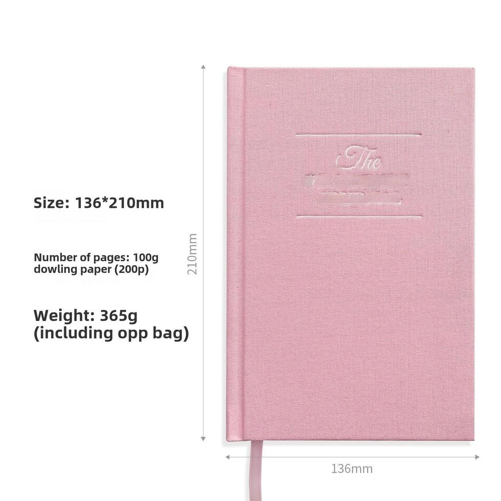 A5 Cross-Border Gratitude Journal: 5-Minute Cloth-Covered Notebook