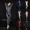 Womens Bodysuit Tights Zip-up Bodystockings Bodysuit