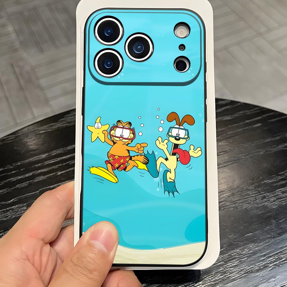 Anime The G-Garfields Phone Case For IPhone 17 Pro Max 16 15 14 Pro Max 13 11 X Xs Xr 8 7Plus Silicone Cover