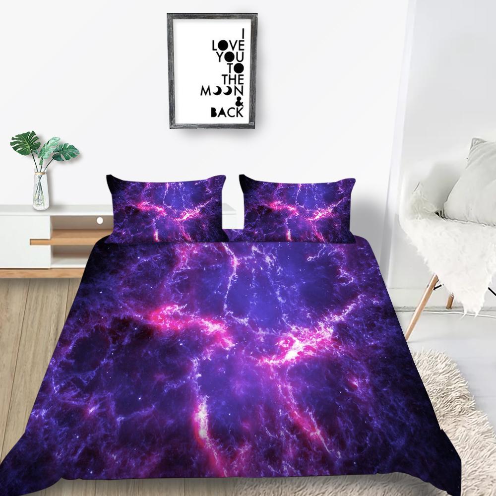 Пододеяльник с принтом звездного неба, постельное белье, новый пододеяльник, костюм для подростков, детский королевский размер, королевский размер, постельное белье