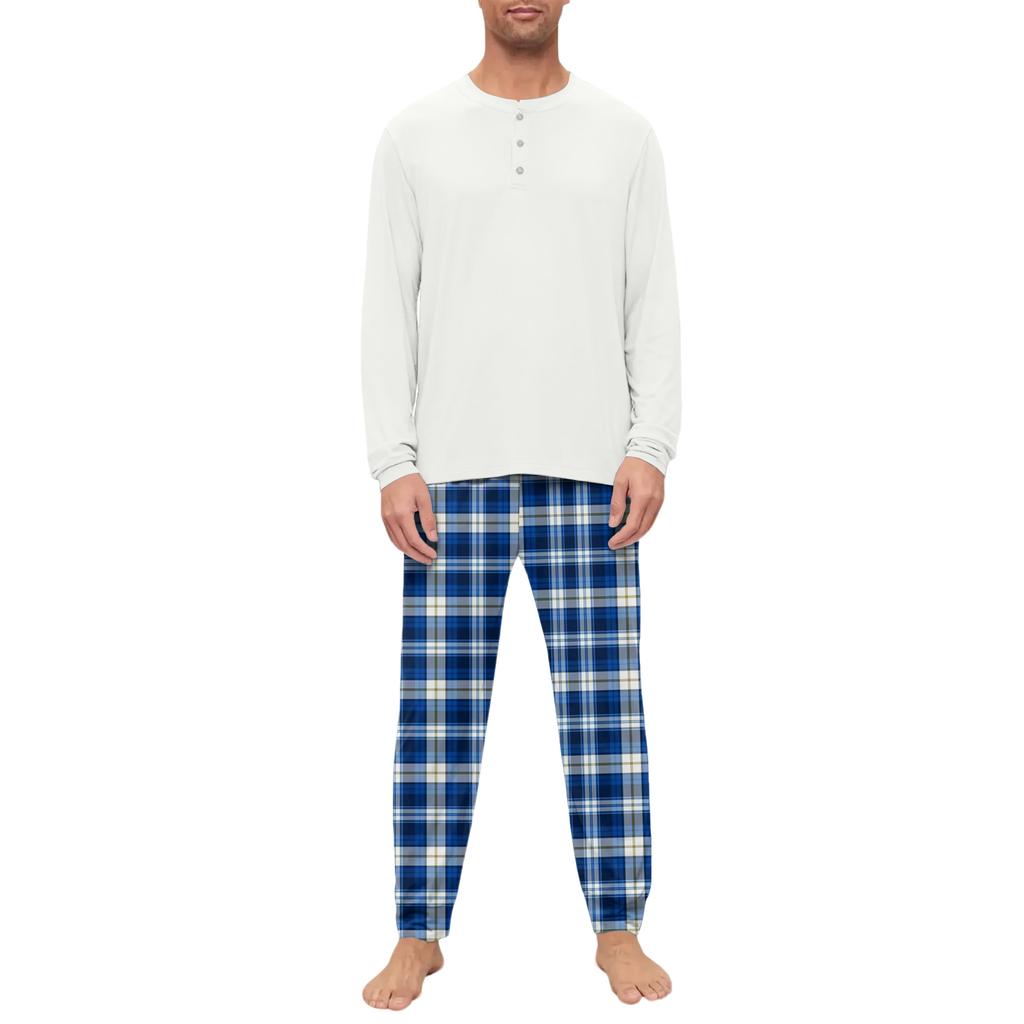 Men's Pajama Set, Long Sleeve And Long Pants, Two-piece Set