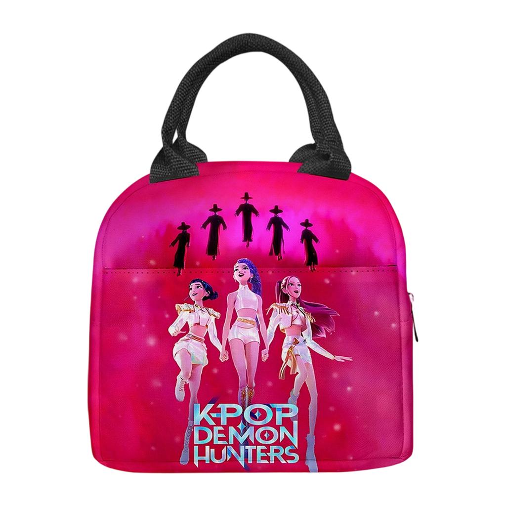 Персонализированная печатная сумка для ланча, модная сумка