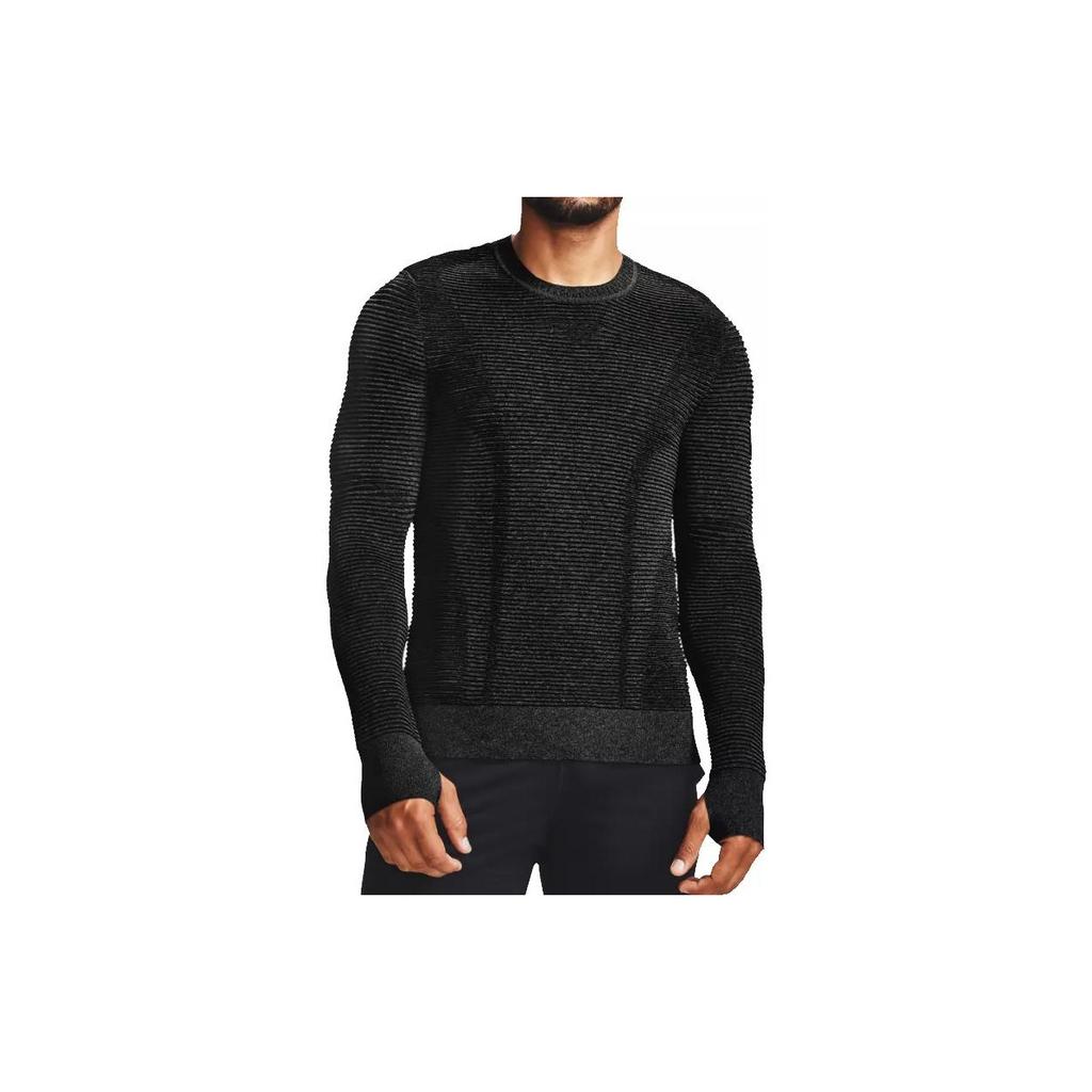 Мужской свитшот с длинным рукавом UA IntelliKnit Phantom 2.0 для бега, угольно-серый 1354397-010