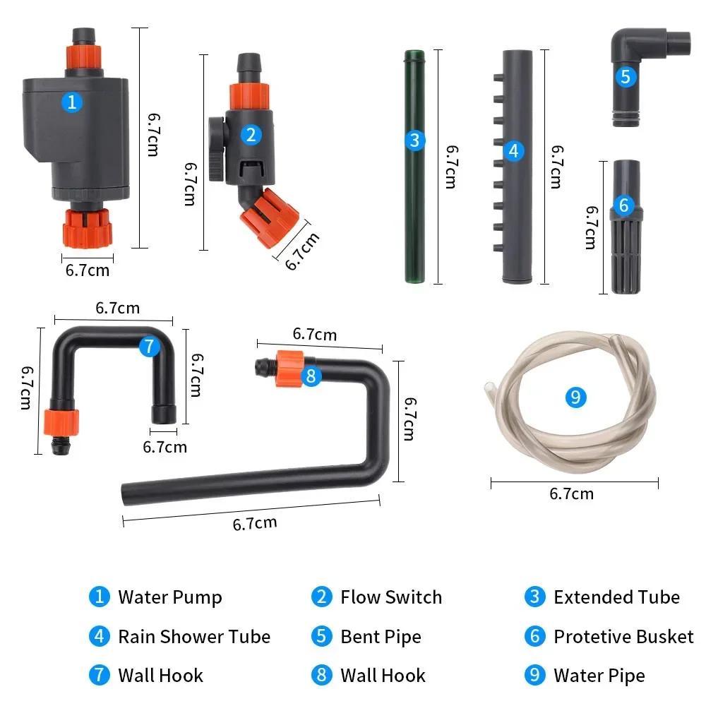 Бесшумный внешний фильтр-ведро для аквариума, фильтр-насос для аквариума, простой фильтр-ведро, водяной насос, аксессуары для аквариума 220 В 6 Вт