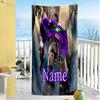 Love Transformers Customize Text Beach Towel Quick-Dry Soft Microfiber Suitable for Sports Travel Swimming Yoga Bathroom Beach And Pool