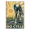 Vintage Bicycle Race Posters Decor Metal Tin Signs Plaque Retro Metal Poster Wall Decorative for Garage Man Cave